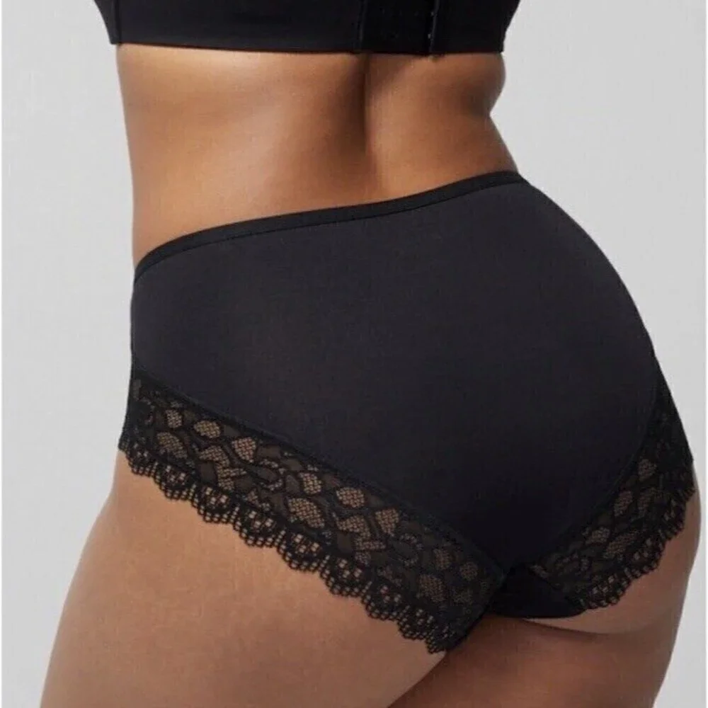 Soma Embraceable Enchanting Lace High Leg Panty Majesty Blue Royal Blue Size XXL